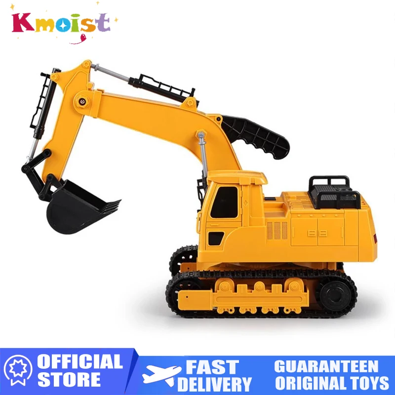 Double E E232-002 1:20 Simulation Large Manual Excavator Engineering Vehicle Digging Boys Toys Model Children Gifts Home Decor