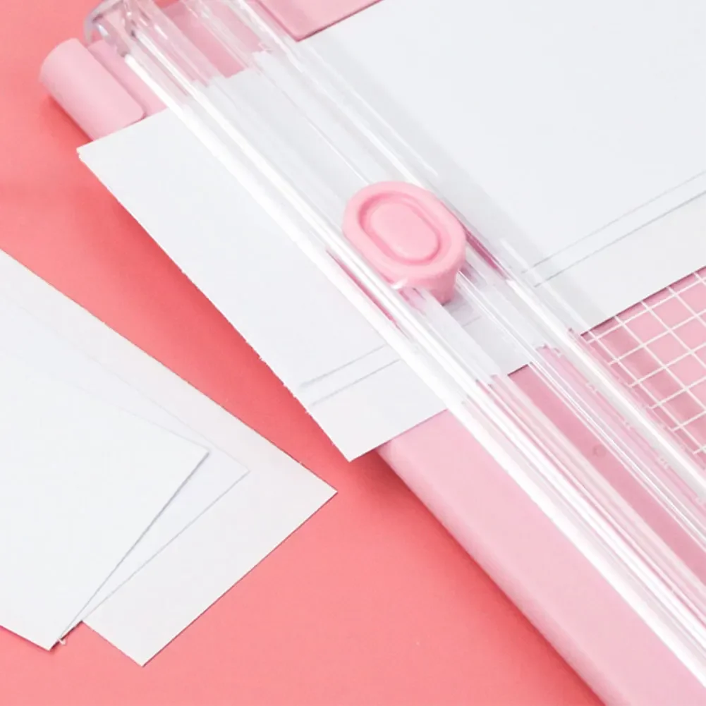 Office A4 A5 Guillotine Paper Cutter with Automatic Security Safe Guard for Coupon Craft Paper Lightweight Cutting Mat Machine