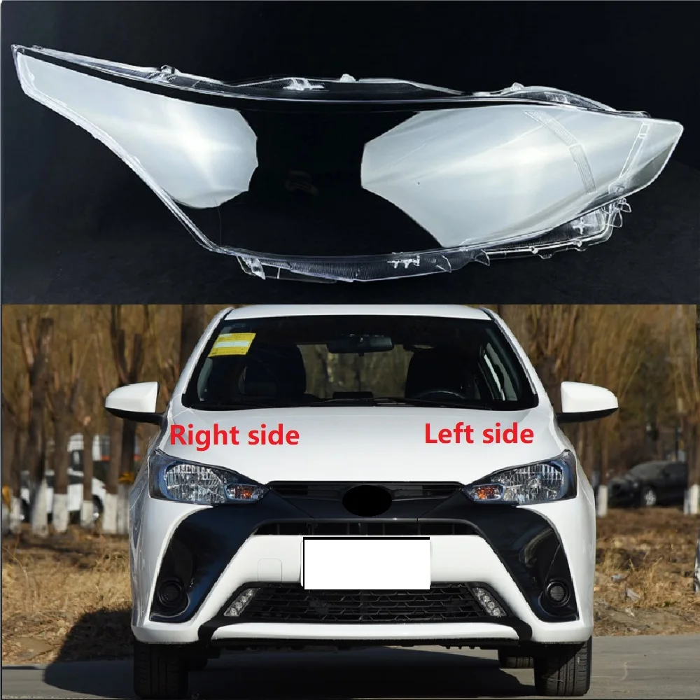 

Крышка для автомобильной фары для Toyota Yaris L 2016 2017 2018 2019, пластиковые прозрачные линзы для фар, замена оригинальных абажуров