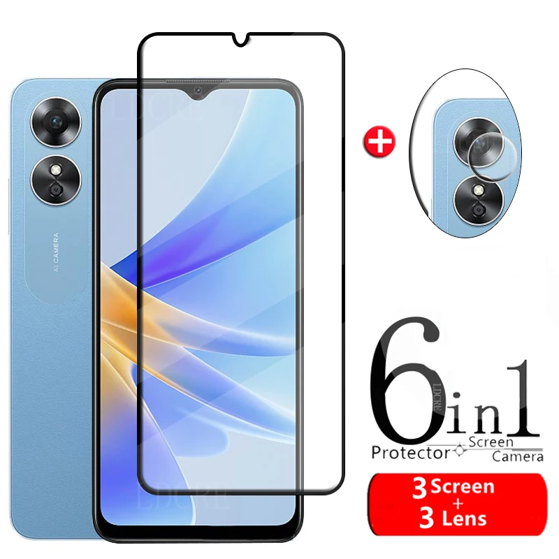 6-in-1 Tempered Glass Screen and Lens Protector with Full HD Coverage