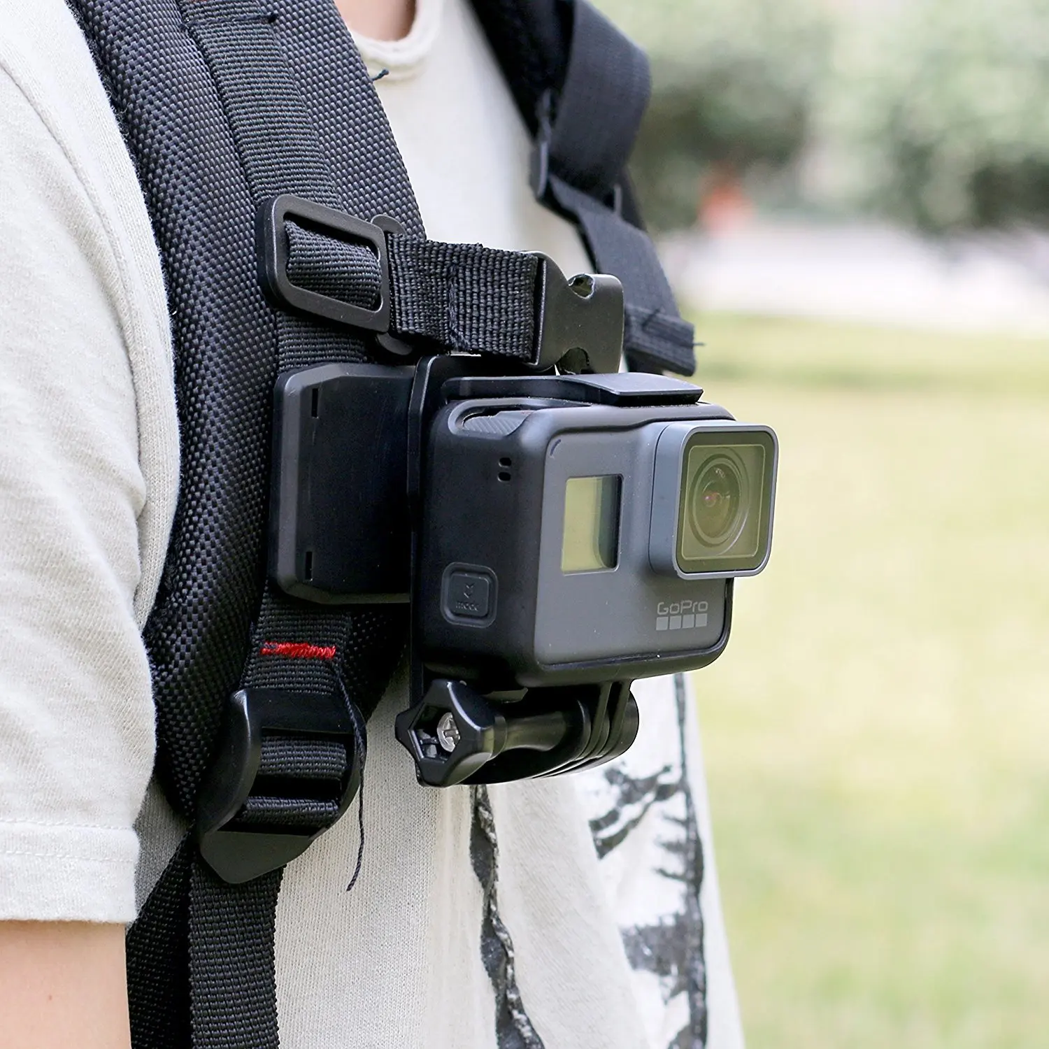 GoPro Hero 2 3 3 + Go pro 스포츠 액션 카메라 용 360 도 퀵 릴리스 로터리 백팩 모자 클립, 빠른 클램프 마운트