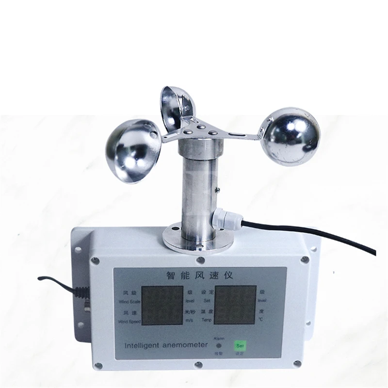 

Tower crane anemometer alarm instrument wind speed detector Tower crane accessories intelligent anemometer 24V