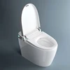 Smart Toilet, Luxury Automatic Flush Intelligent, No water pressure limit, Bowls Rimless Water Closet Wc, with Remote Control 3