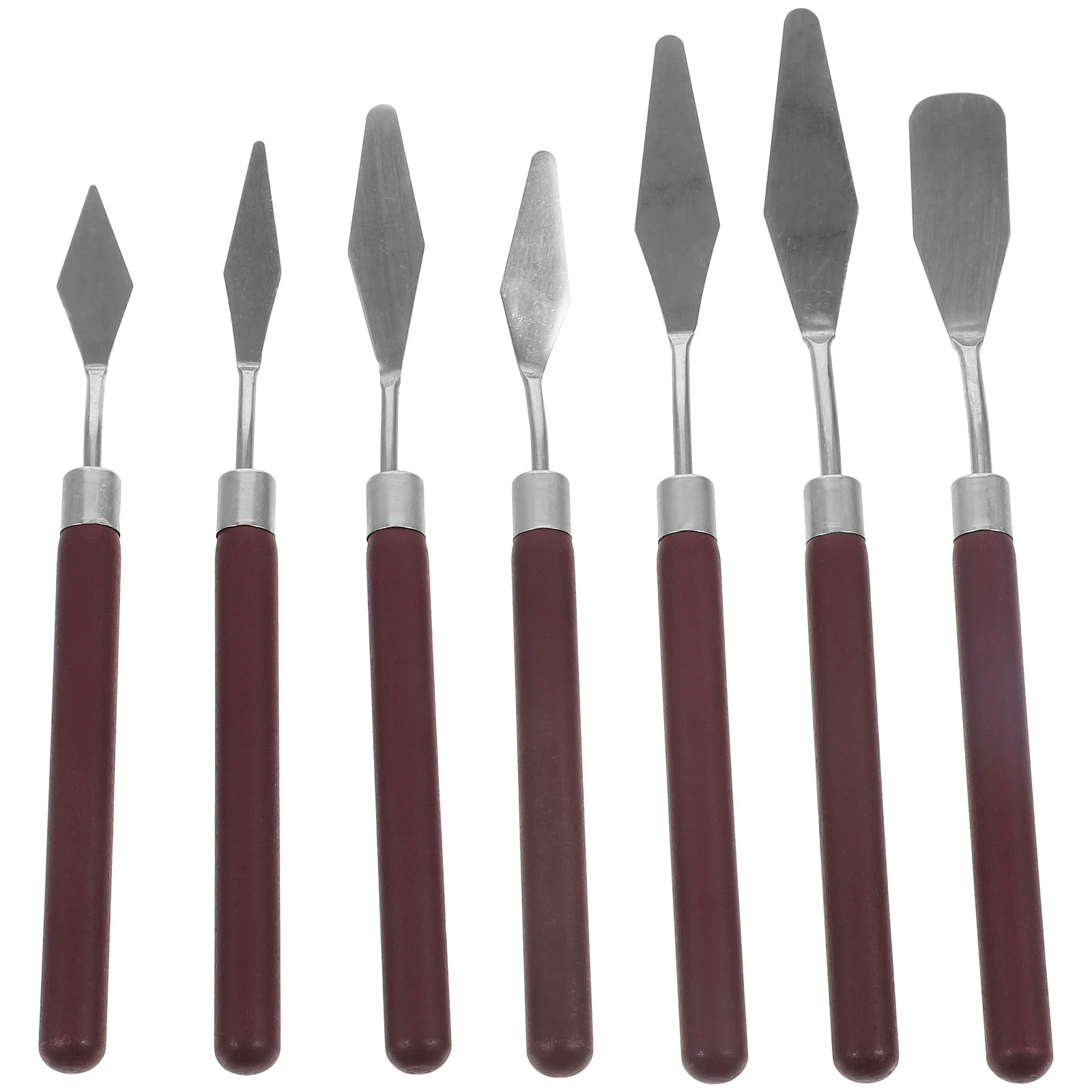 

7 Pcs Oil Paint Scraper Drawing Spatula Tool Tools Painting Scrapers Set Pigment Mixing Color Spatulas