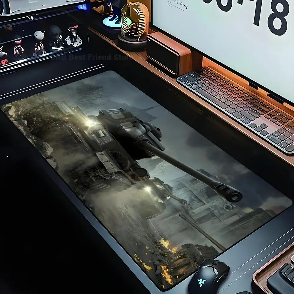 

World Of Tanks Mousepad Large Computer Gaming Accessories MousePads Desk Mats Anti-slip Laptop Soft Mice Pad