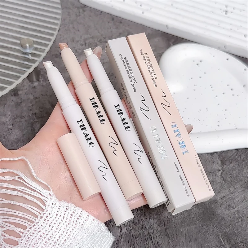 Waterproof Eyeshadow Stick Long Lasting Glittering Highlighter Pen_voghion.com