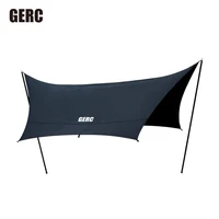 GERC Black Butterfly Canopy Waterproof Sun Protection Outdoor Camping Portable Large Area Arch Tent 1