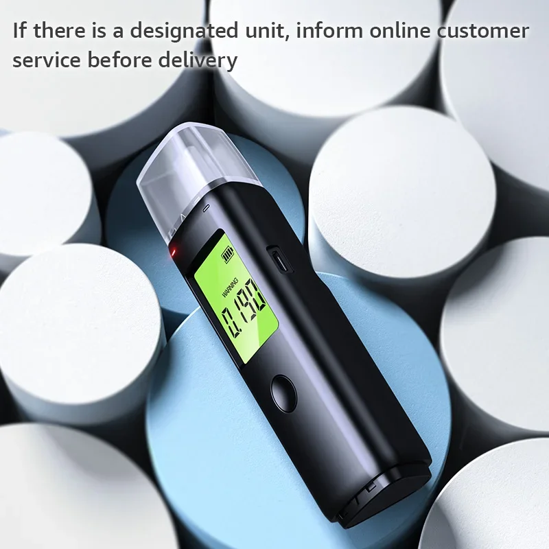 Breathalyzer Rechargeable Professional-Grade Accuracy Portable Breath Alcohol Tester for Personal & Professional Use Pro