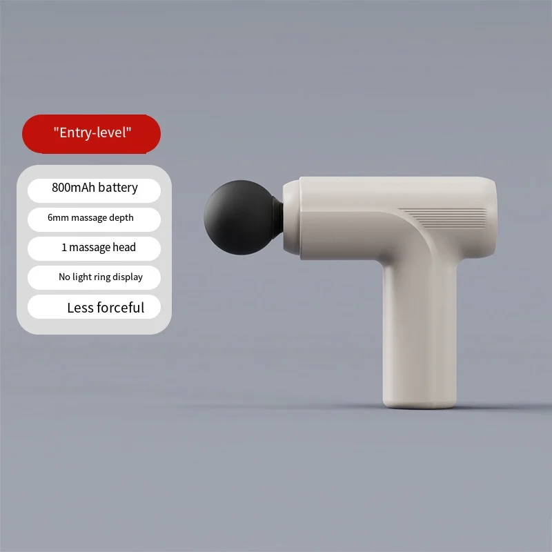 Mini USB Electric Massage Gun Deep Tissue Facial Massgaer 8 Heads Arms Back Leg Muscle Relaxing For Body Back Arm Sport Fitness