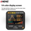 ANENG AC11 Voltage Test Socket Detector US/UK/EU/AU Plug Ground Zero Line Phase Check Rcd NCV Test Digital Smart Socket Tester 3