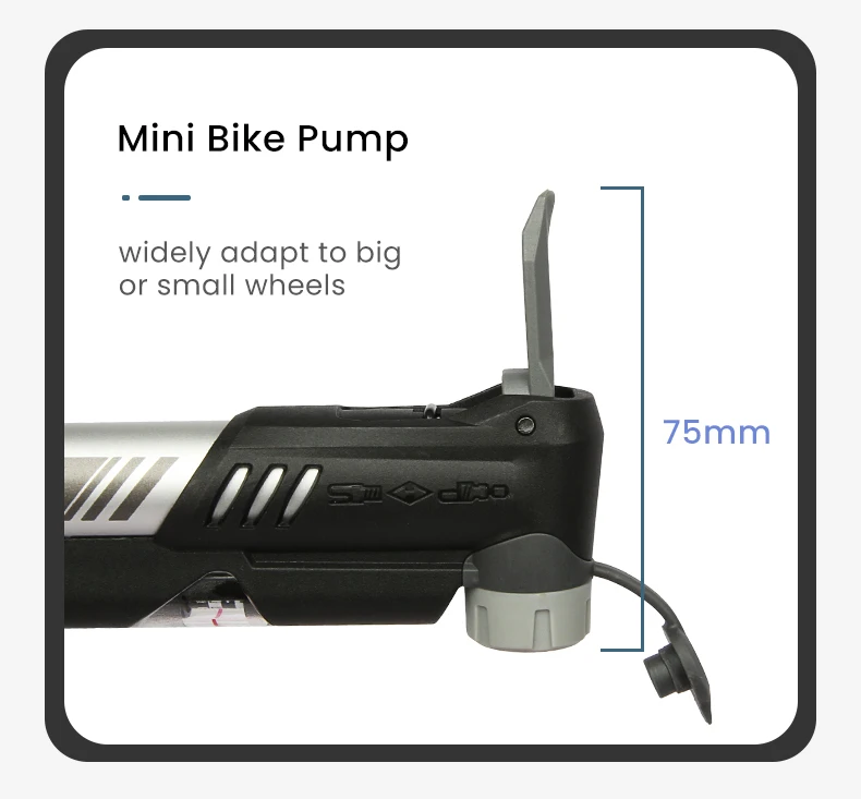 Pompe à Vélo Double Action Blackburn Rapid Fire – Gonfleur Rapide – Occasion