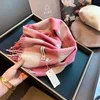 Australian Small Wool Checkerboard Plaid Winter Warm Scarf Female Korean Version Scarf Student Ins Wind Winter Hot