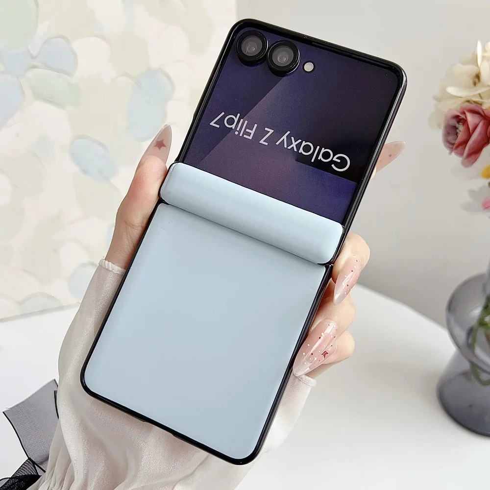 Solid Color PU Leather Magnetic Hinge Protective Phone Case - Anti-Fall Shockproof Cover