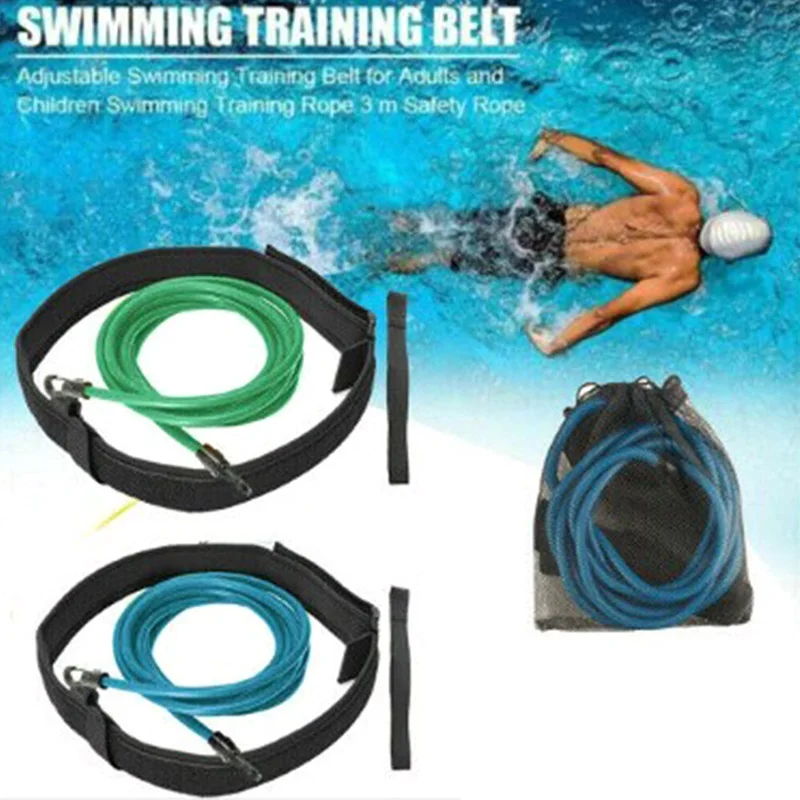 Plavání tvoření latexové trubek bezpečnosti lano plavat tvoření odolnost elastická pás nastavitelný plavání kaluž cvičenec
