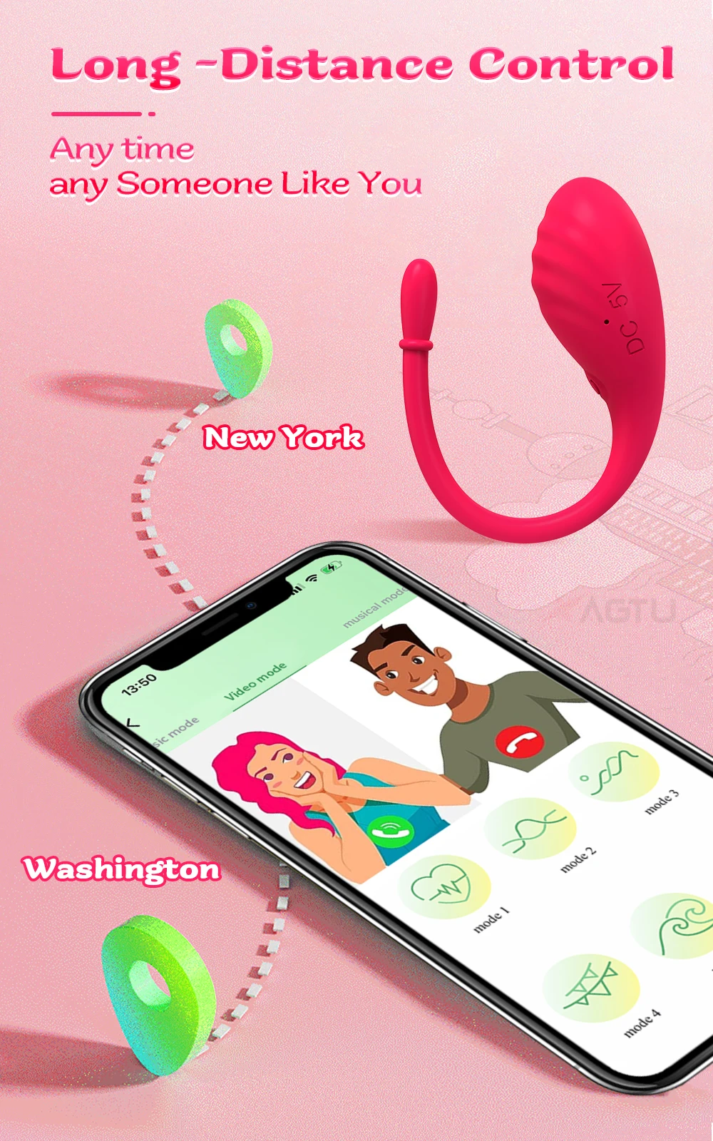 Δονητής Bluetooth APP Γυναικείο Ασύρματο Τηλεχειριστήριο Διεγερτής Κλειτορίδας Αυγού G Spot Massager Σεξουαλικά Παιχνίδια για Γυναίκες Ενήλικες_voghion.com