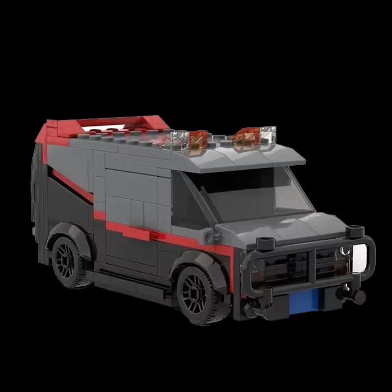 MOC-20604 A-Team Fahrzeug SWAT-Team Auto Spielzeugmodell Polizeidienststellen-Bausatz Kinderspielzeug Geschenk 242 Teile