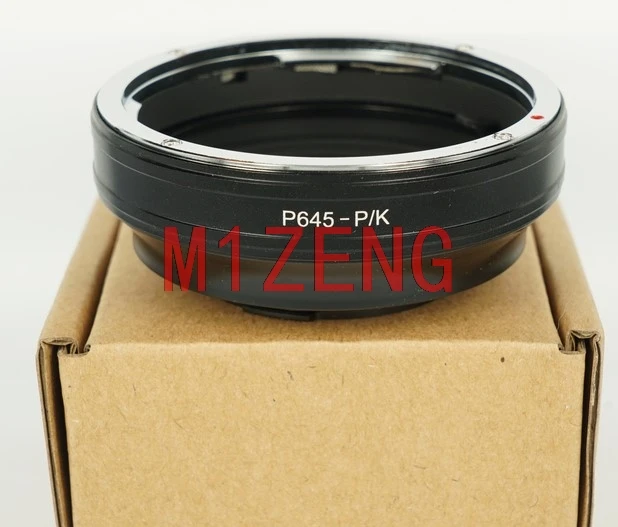 

Adapter Ring with stand for pentax 645 pk645 Lens To pentax pk mount K10D K20D K200D K-5 K-7 K-M K-R K-X camera