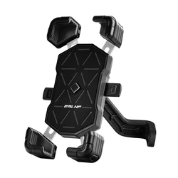 Adjustable Bike and Motorcycle Phone Holder (Black Mirror)