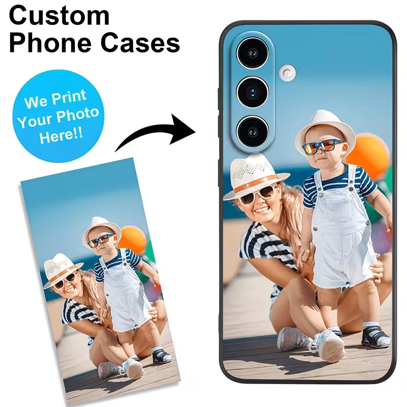 Customizable Soft Photo Phone Case - Personalized Image Design Cover
