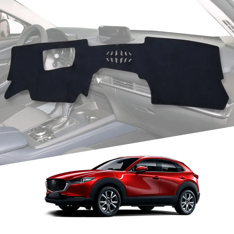 for Mazda CX-30 CX30 Dashboard Cover Pad-Dash Mat Dashmat Car Accessories Carpet