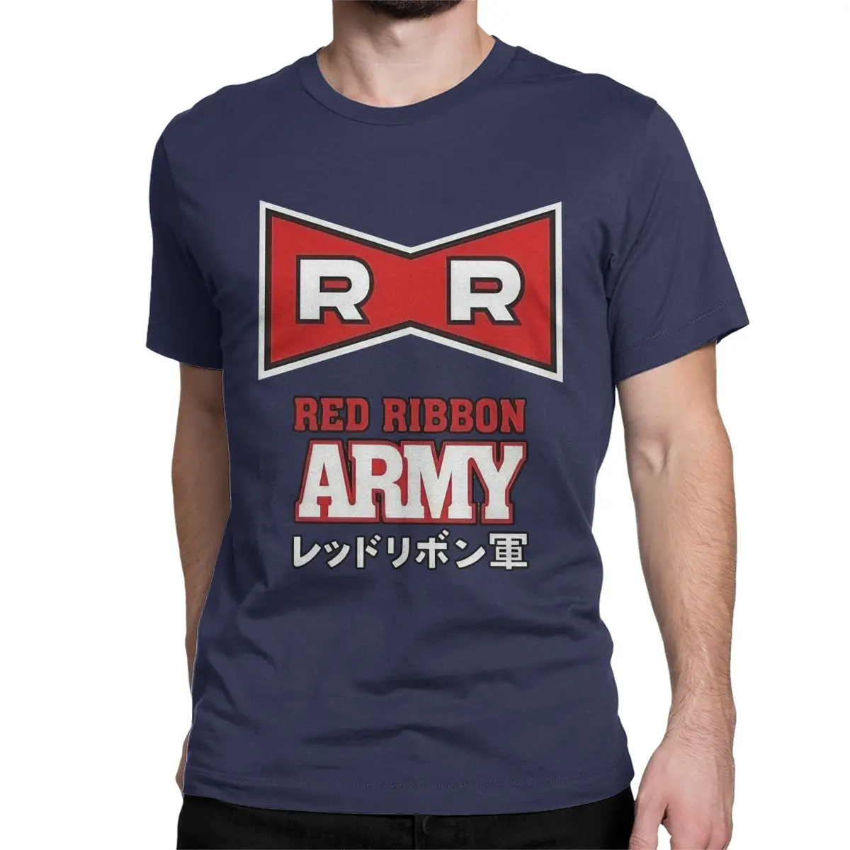 Logo Anime Cotton Novelty T-Shirt - Unisex Round Neck Short Sleeve Tee