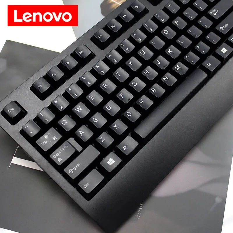 Lenovo 키보드 마우스 PS/2 라운드 포트 인터페이스 유선 콤보 레드 닷 방수 인체 공학적 노트북 미니 Pc 노트북 원본