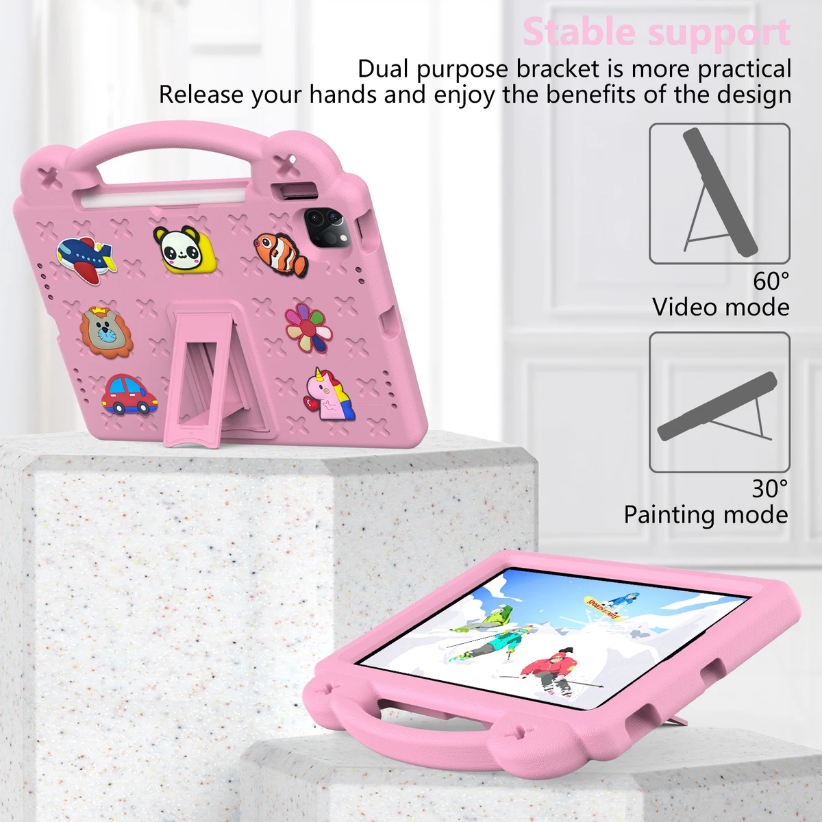 EVA Kids Safe Case For IPad Air 11 2024 2025 11 11th 10 10th 2022 10.9 10.2 2021 9th 8th 7th Cover Air 4 5 Pro 10.5 11 2020 — view 3