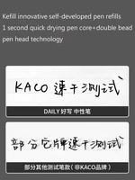 Kaco DAILY Gel Ink Pen 0.5mm Fine Point, Retractable Metal Clip ABS Writing Pens School Teacher Gift Student Stationery Supplies 2