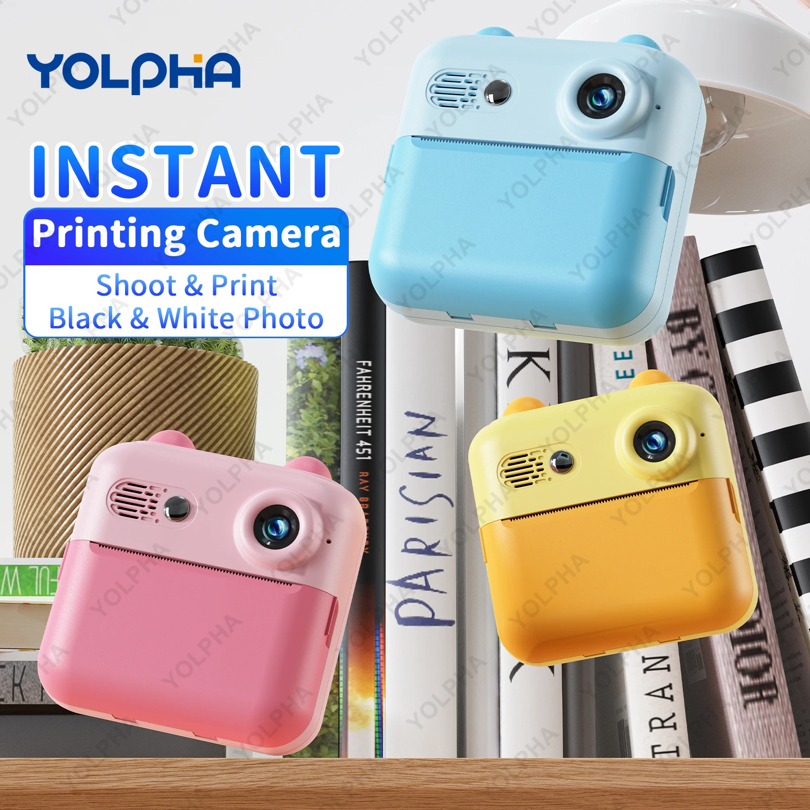 Instant Print HD Kids Camera - Perfect Selfie Toy