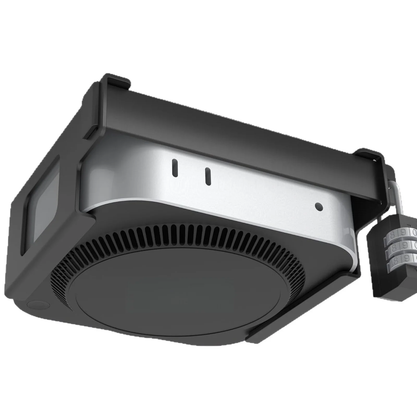 Mac Mini M4/M4 Pro용 금속 언더 데스크 마운트 브래킷, VESA 마운트 모니터 장착 및 언더 데스크 스토리지 홀더와 호환 가능