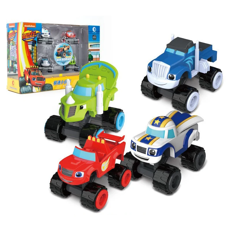 Blaze Monster Machines Action Figures: Alloy Robot Vehicle