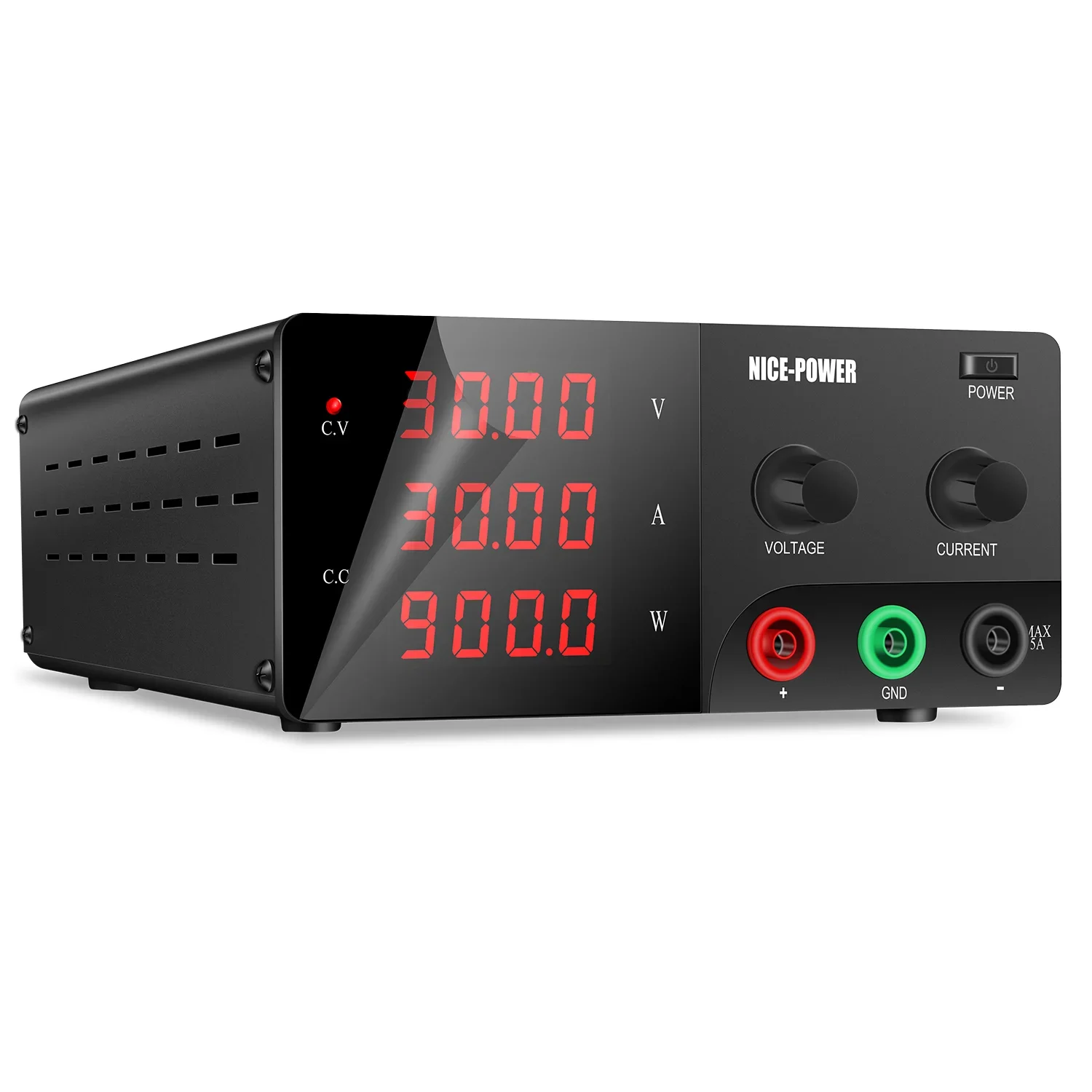 電源装置、 15V 60A 900W 高精度調整可能 LED スイッチング DC 電源 実験室 30V