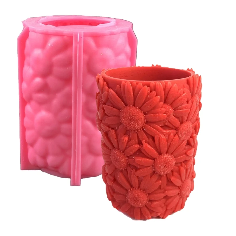 

Silicone Pen Holder Mold DIY Storage Box and Floral Decoration Jewelry Making Tool Pen Holders Silicone Mold