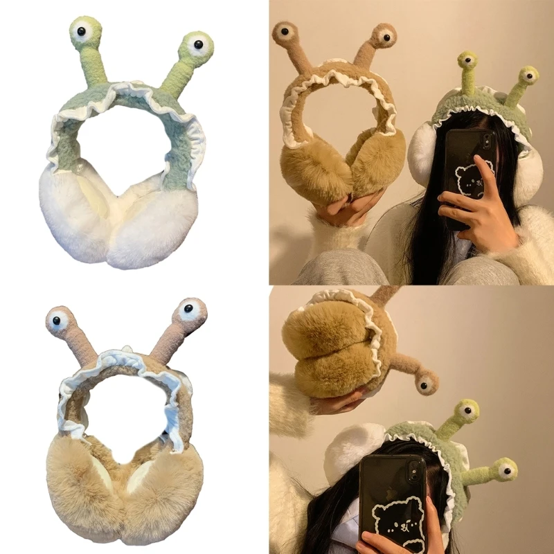 

Cartoon Stuffed Shape Earmuff for Teen Cycling Skiing Foldable Earmuff