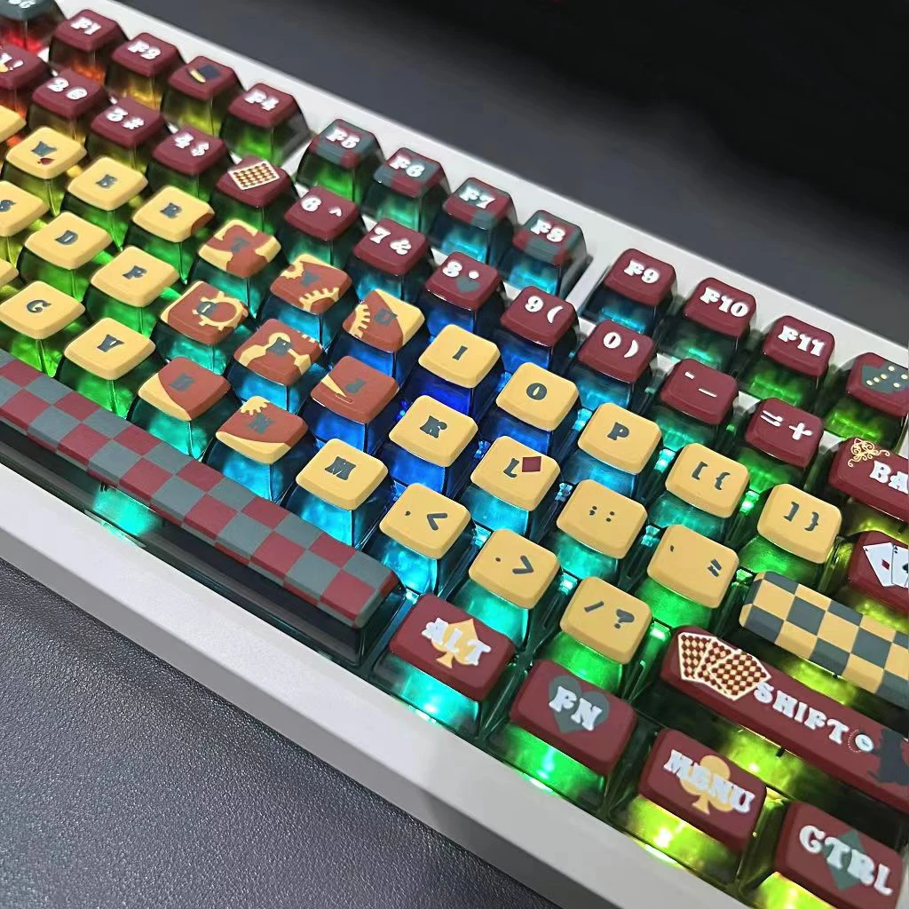 SAX Profile Pudding Keycaps PBT PC for Cherry MX Switches on 61 63 67 68 75 84 87 96 104 108 Mechanical Keyboards 15 S30a33fb8e3d141dc9680d054b285481bs