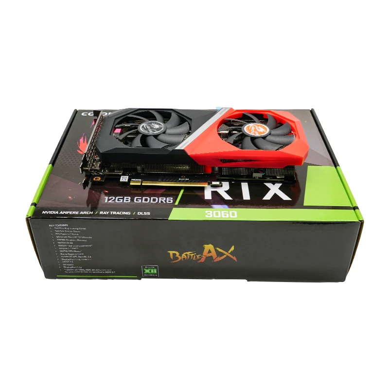 Vendita Calda Scheda Grafica Nvidia Geforce Rtx 3060 3584Core Gddr6 192Bit 12Gb Per Computer Desktop 1320Mhz Ga104-200