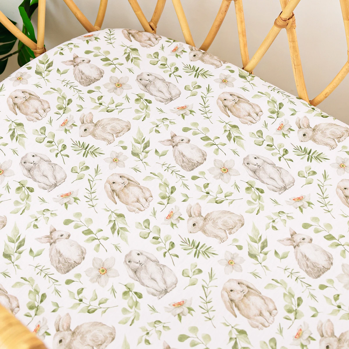 HappyFlute New Print 41*66CM Baby Bassinet Summer Super Soft Baby Mattress Covers Elastic Design Removable Bed Cover