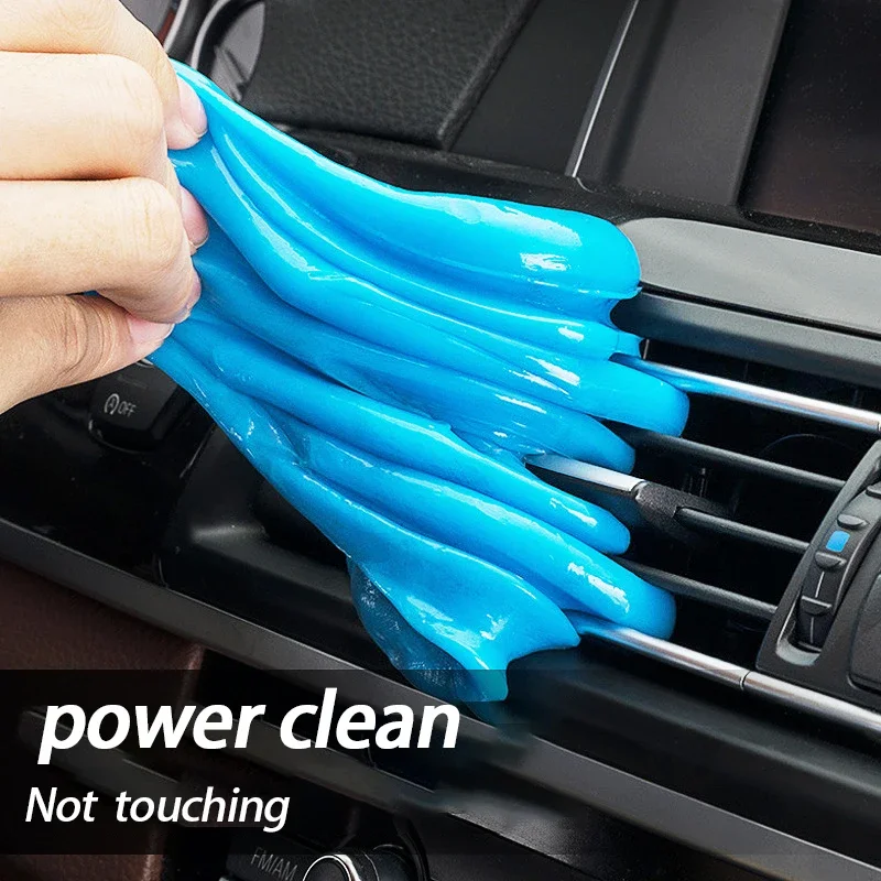 1Pc High Efficiency Dust Remove Gel Car Interior Clean Magic Mud Universal Household Keyboard Desk Cleaning Tool Car Accessories