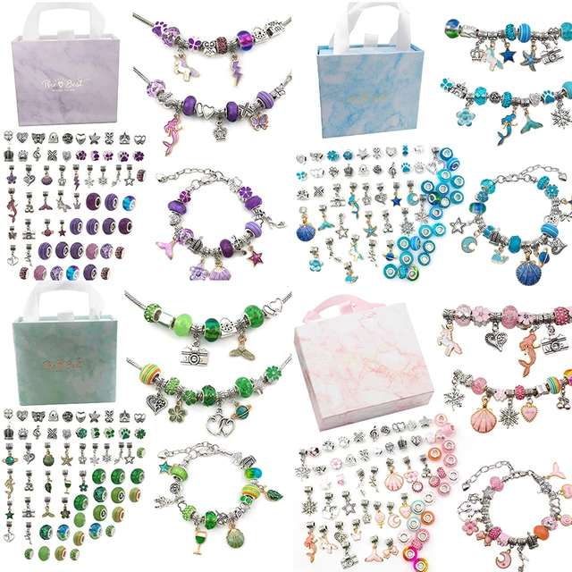 Kit de bijoux de direction pour enfants, breloque, bracelet, colliers de la  présidence, cadeau, ensemble de perles en alliage, jouets de perles de  bricolage pour enfants, cadeau pour fille - AliExpress