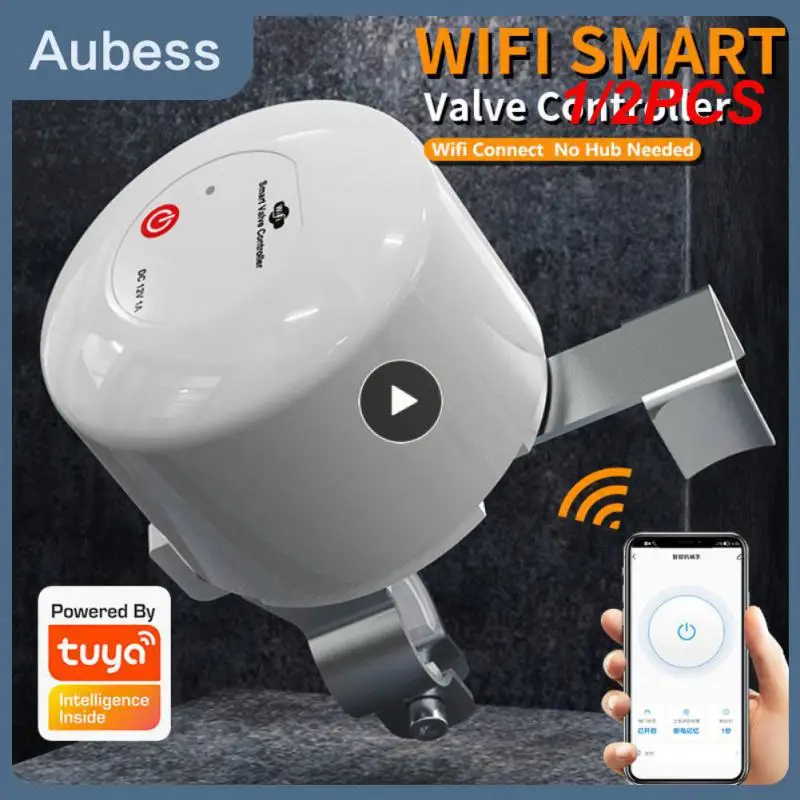 

1/2PCS Tuya Smart water Valve wifi Faucet Gas Pipe Automatic Valve Controller Work With Alexa Assistant Yandex Alice