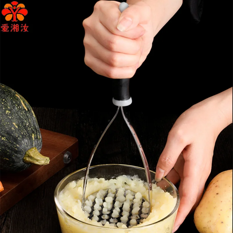 

Potato Masher,Metal Suppress, Mashed Potatoes,Pumpkin Puree,Kitchen Gadget, Accessories