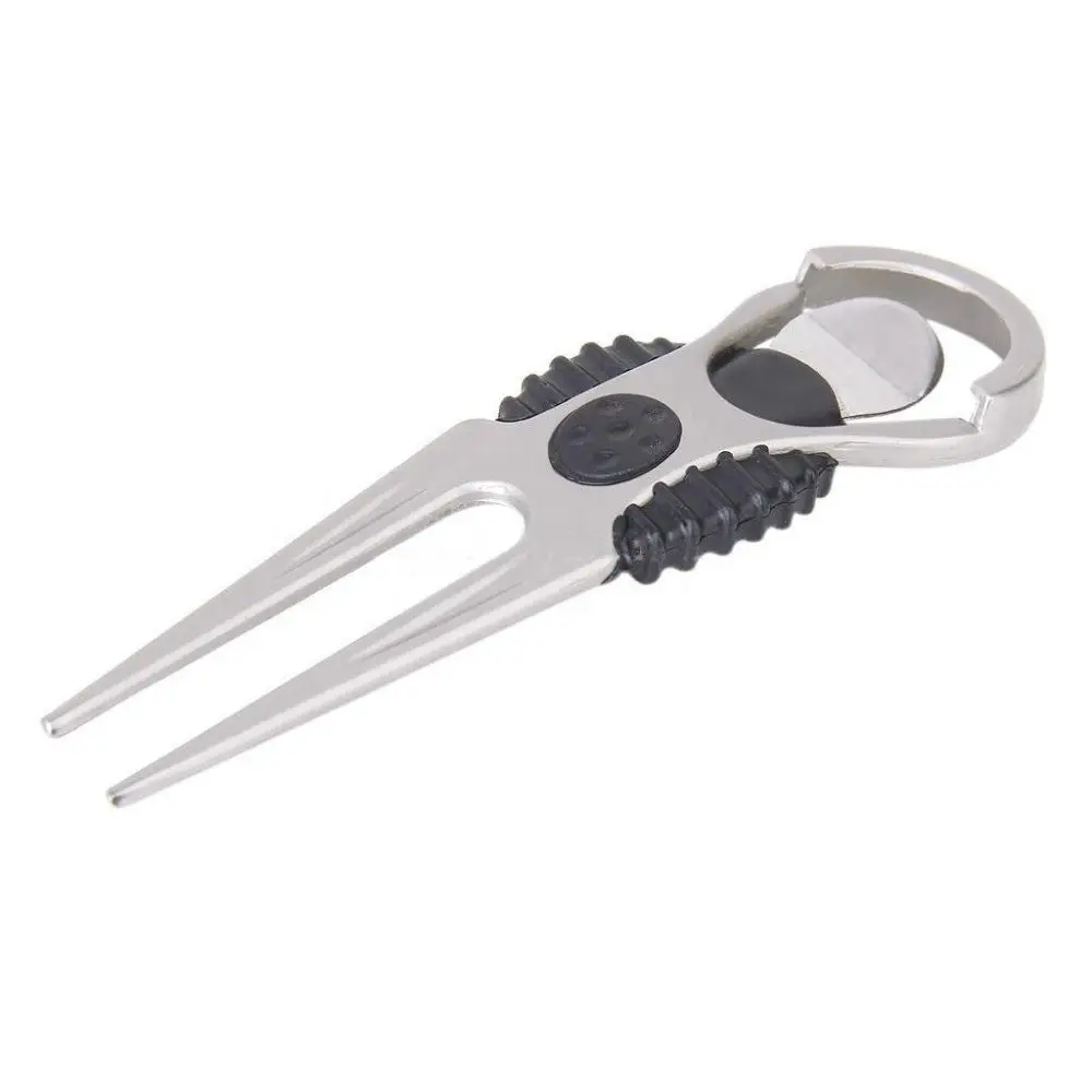 

Anti-slip Golf Ball Marker Fork Golf Gift Easy to use Zinc Alloy Golf Divot Tool Corrosion-resistant Lightweight Golfer Club