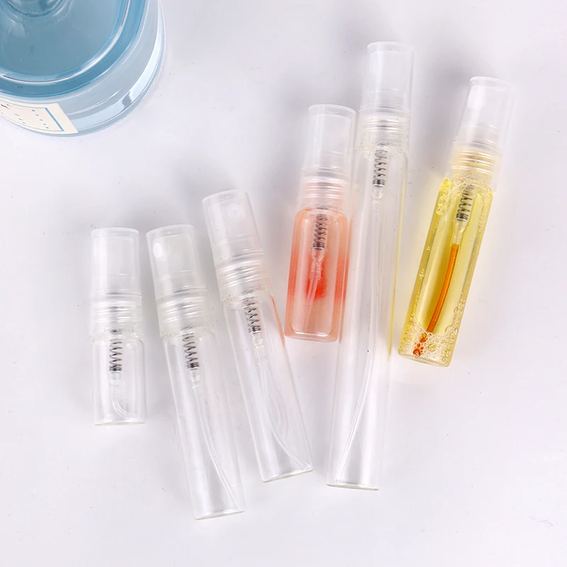 Mini Clear Glass Perfume Bottle Refillable Perfume Bottle Sprayer Portable Travel 8 Pack 2/3/5/10ml