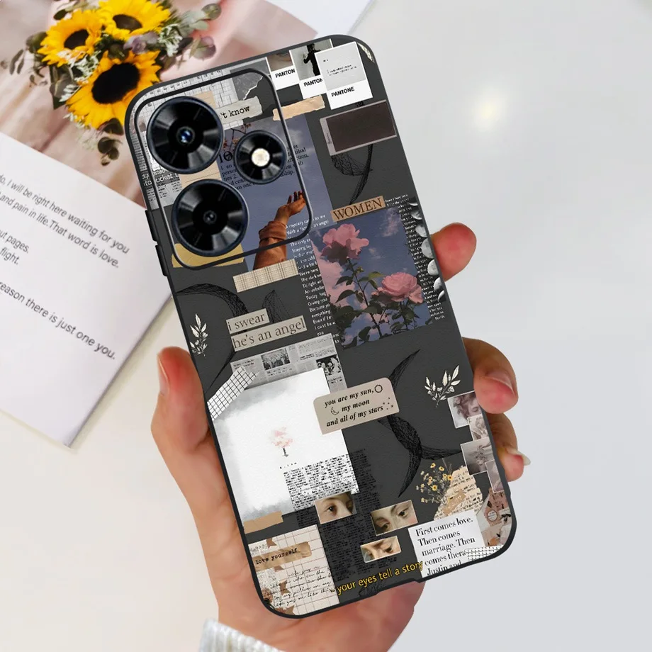 Cute Cartoon Luxury Soft Silicon Matte Phone Case Back Cover Capas