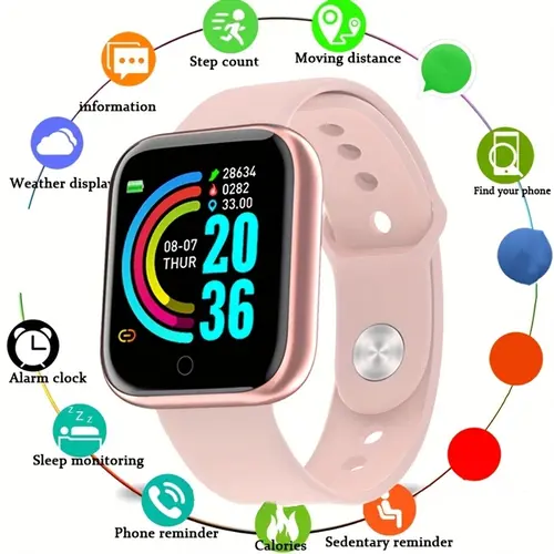 Smartwatch Men Women Wristwatches Smart Watch Message Fitness Monitor Bracelet Birthday Gift Electronic Clock For Android IOS - Image 9