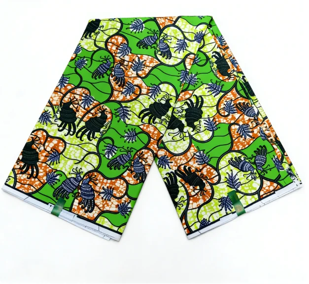 Wholesale Super Quality African Ankara Wax Fabric New 100% Cotton Material Soft Fashion Pink Tissu Pagne Africa Prints 4