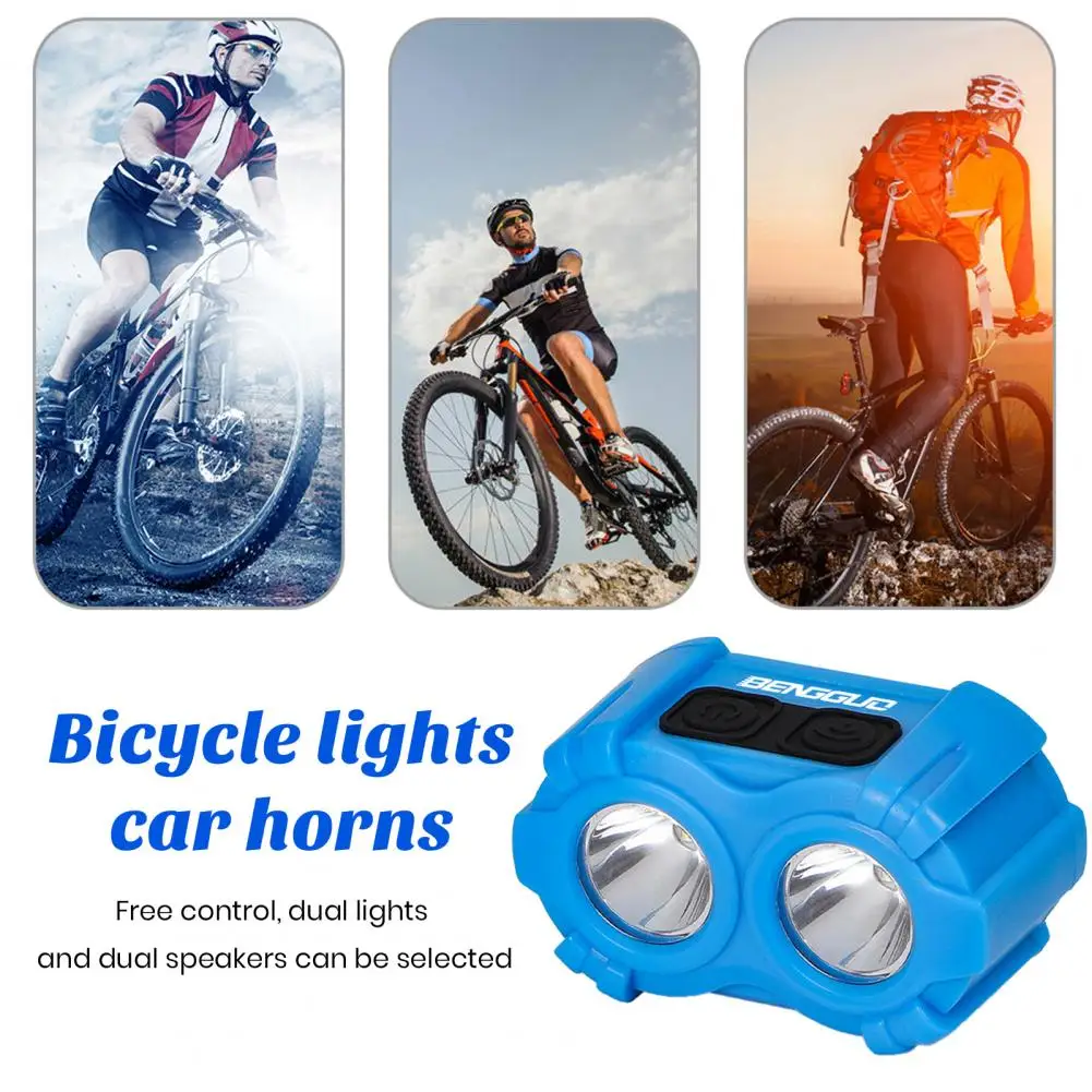 

Громкий велосипедный гудок, перезаряжаемый горный велосипед, аксессуары, двойные фонари, громкие колокольчики для безопасности Предупреждение