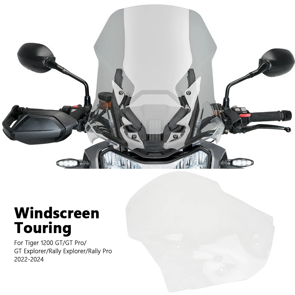 Nuovo Parabrezza Parabrezza Parabrezza Protezione Dello Schermo Per Tiger 1200 Gt/Gt Pro/Rally Pro/Gt Explorer Tiger1200 Rally Explorer
