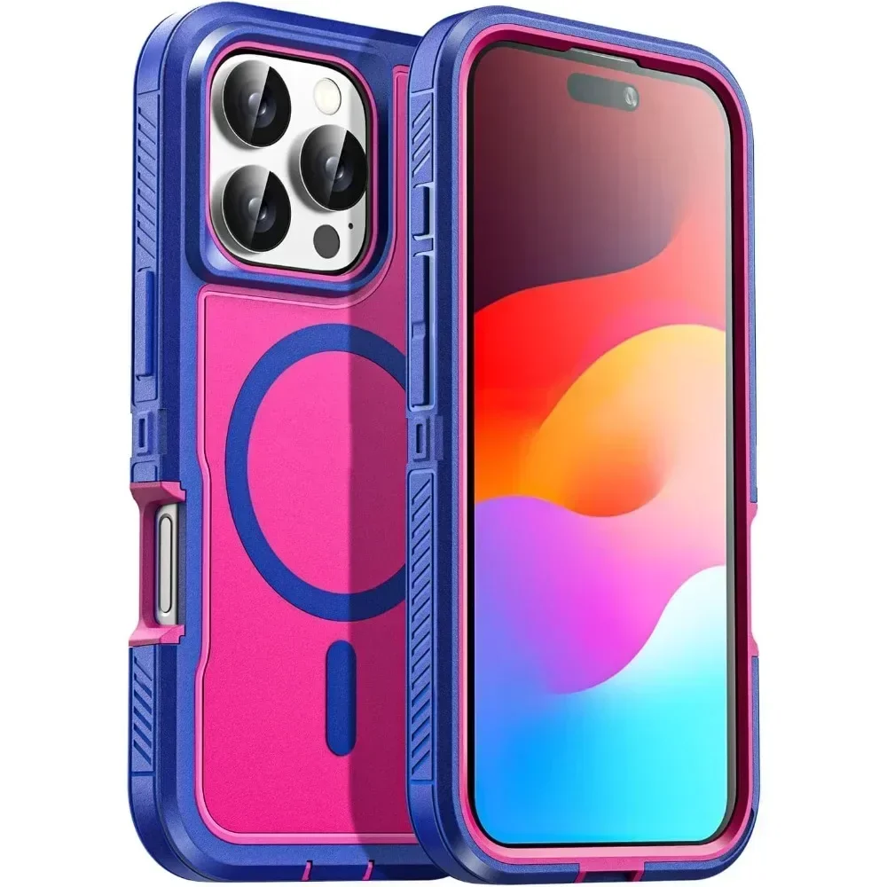 Enhanced MagSafe Protective Case with Wireless Charging and Anti-Drop Armor - Defender Series XT