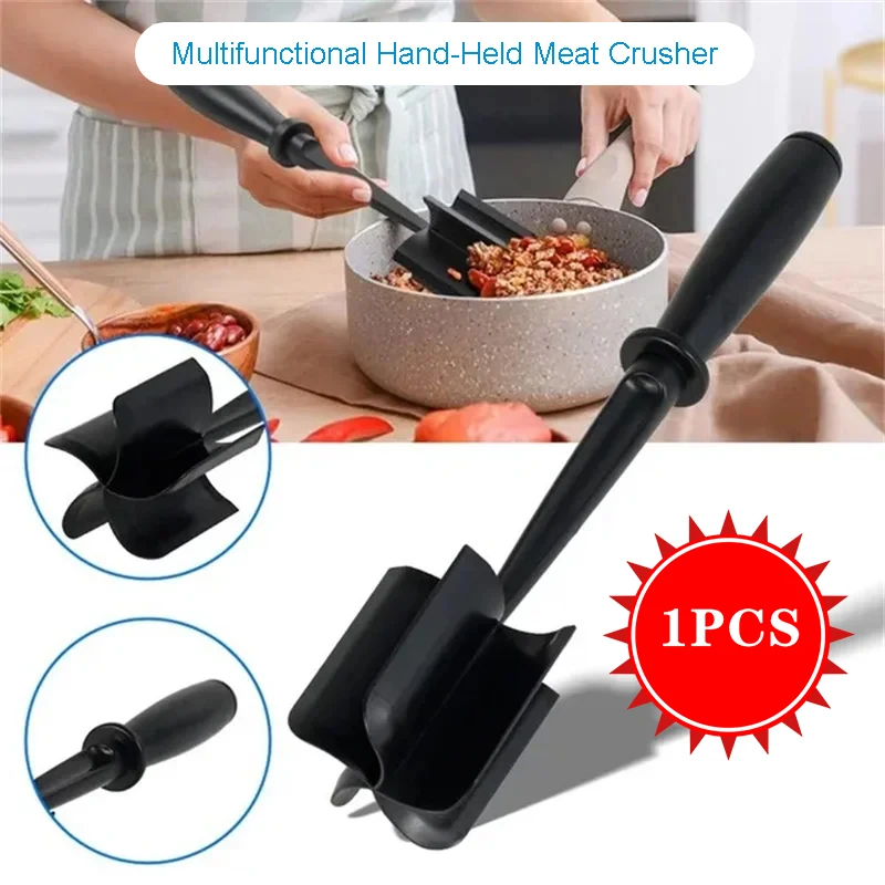 Multifunctional Meat Crusher High Temperature Resistant Manual Masher Food Scraper Grinder Cooking Gadgets Kitchen Accessories